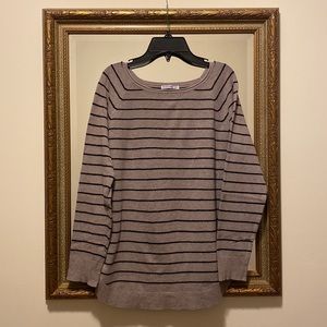 Pink Clover Striped Sweater | Stitch Fix | size Large